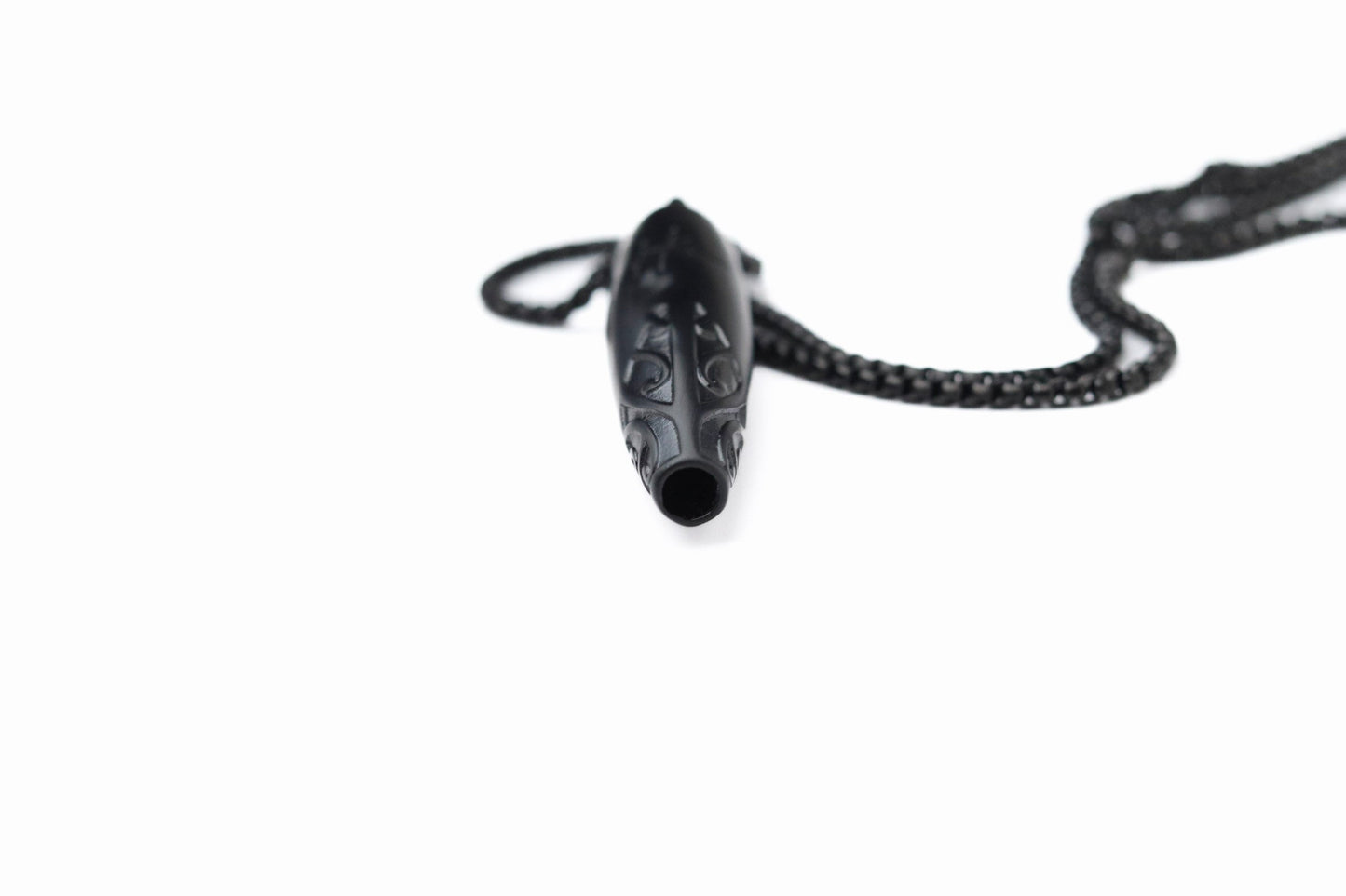 Hā Tool Koru - Matt Black | Anxiety & Stress Relief Necklace