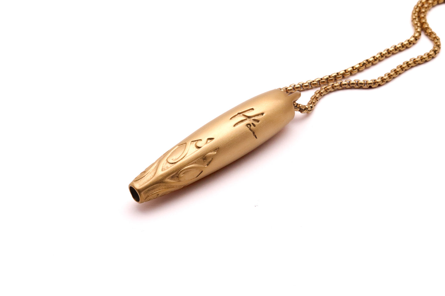 Hā Tool Koru - Matte Gold  | Anxiety & Stress Relief Necklace